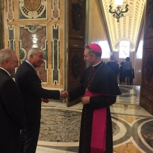 Peter Hofelich mit seiner Familie